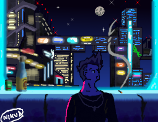 "Night City", by nikua