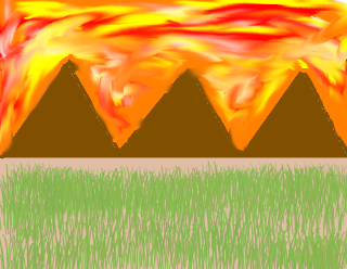 "Sunset and Mountain", by Shumaysah